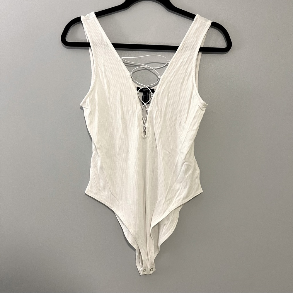 Lace Up Front Bodysuit